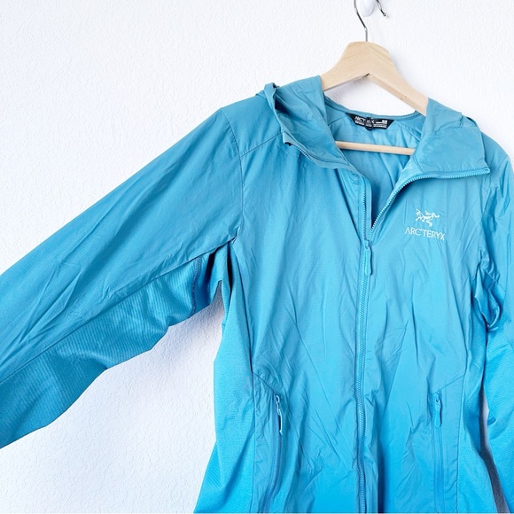 Arc’teryx Atom Lightweight Serene Blue Hoodie Women’s Size Medium - Picture 5 of 10